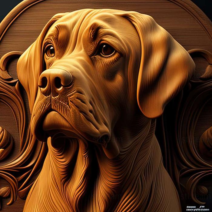 3D model Duke dog famous animal (STL)